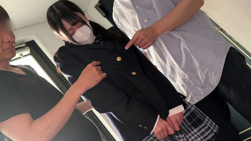 「【ゆら】制服女子の超敏感乳首責め！SNSで出会った美少女が感じまくる濃厚プレイ」のサムネイル