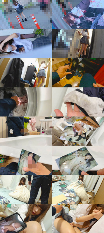 「【素人JK】学生服美少女のパンチラ盗撮からの濃厚顔射＆中出しセックス【I7ちゃん】」のサムネイル