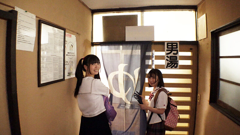 「希咲那奈・由良かなのパイパン微乳美少女が潮吹き絶頂!ミニ系ちっぱい温泉旅行SEX」のサンプル画像5枚目