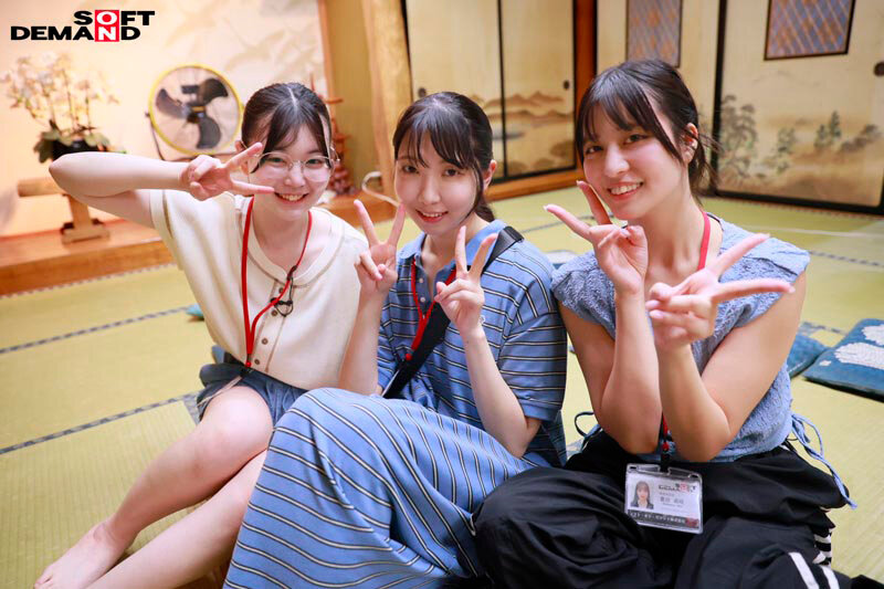 「倉持侑未・釜谷明日華・菱沼萌咲がOL姿で童貞くんを優しく筆おろし！ドキドキ初体験ドキュメント」のサンプル画像2枚目