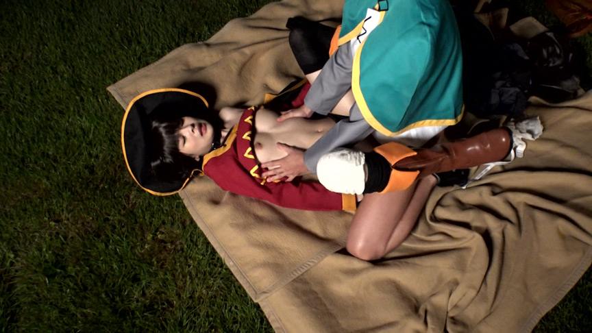 「【コスプレ】この素晴らしい世界に祝福を!めぐみん風コスプレ美女の激カワなりきりプレイ」のサンプル画像6枚目