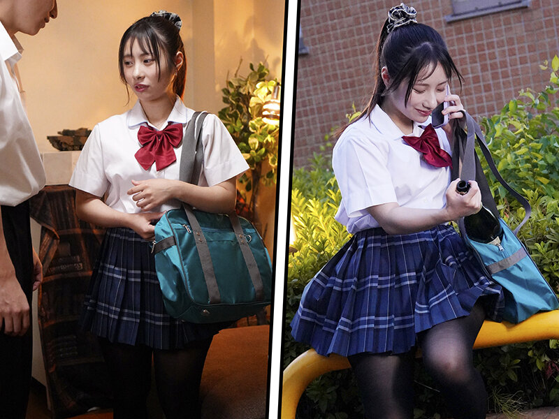 「松井日奈子 女子校生コスプレでバイブ責め＆潮吹き絶頂！イラマチオで涙目になる姿が興奮必至」のサンプル画像1枚目