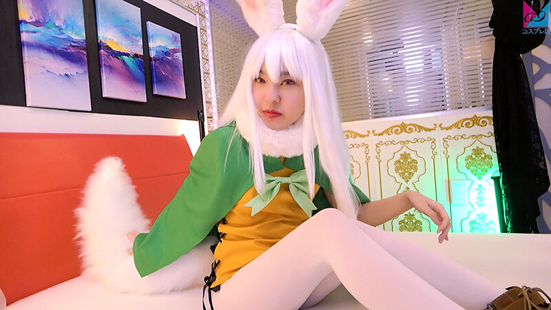 「千石もなか・加護まり コスプレ美乳娘がウサ耳姿でフェラ&中出しハメ撮り体験」のサンプル画像3枚目