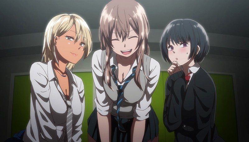 「巨乳女子校生が学生服姿でフェラ＆中出しご奉仕｜弟のデカさに興味津々な年上お姉さんたち」のサンプル画像3枚目