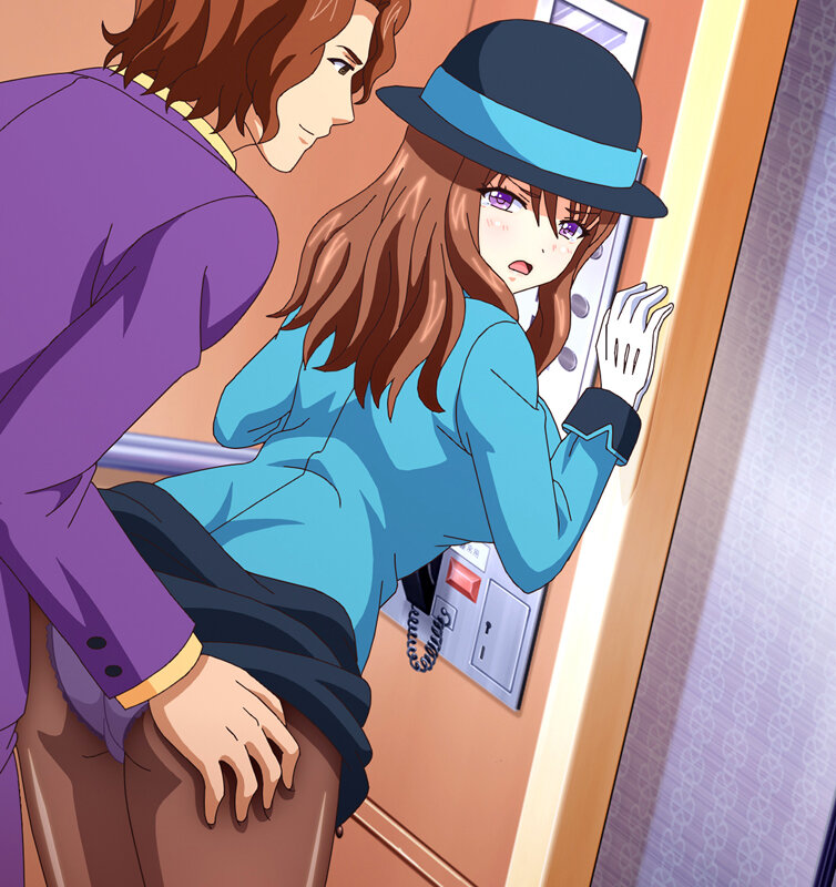 「【巨乳デパガ】ガラス張りで辱められる彩子の中出しフェラ調教～懲らしめ狂育指導～」のサンプル画像4枚目