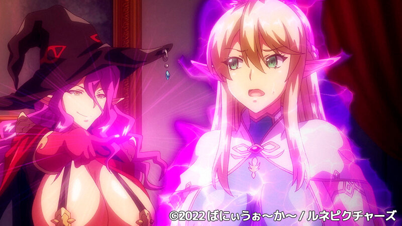 「お姫様エルフが濃厚パイズリ＆中出しで堕ちる！巨乳母娘の禁断ファンタジーアニメ」のサンプル画像13枚目